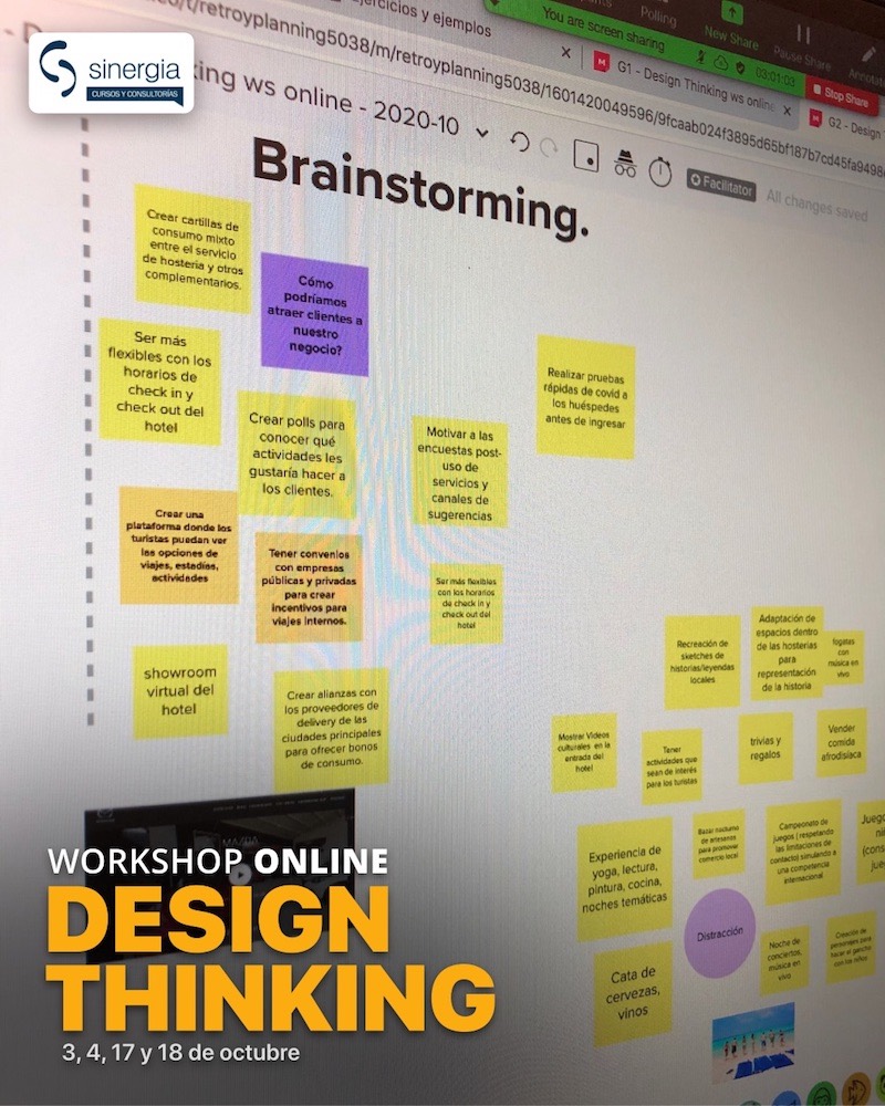 Design thinking workshop online michael muller ecuador colombia peru mexico taller curso
